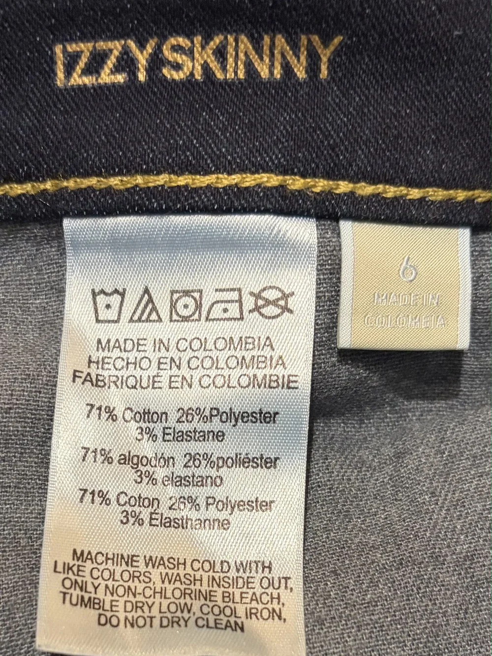 Michael Kors Dark Wash Skinny Jeans Size 6 28x29 Denim Pants 3015